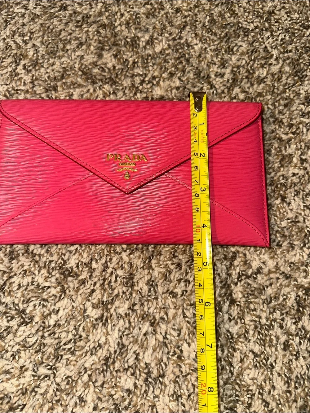 Prada sleek envelope