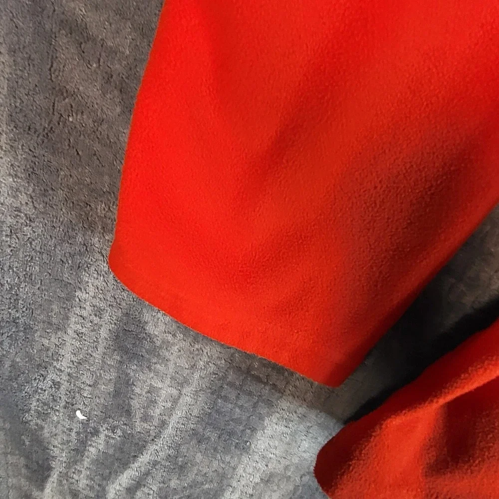The North Face‎ Mens L Fleece Pullover Red Glacier TKA 100 1/4 Zip