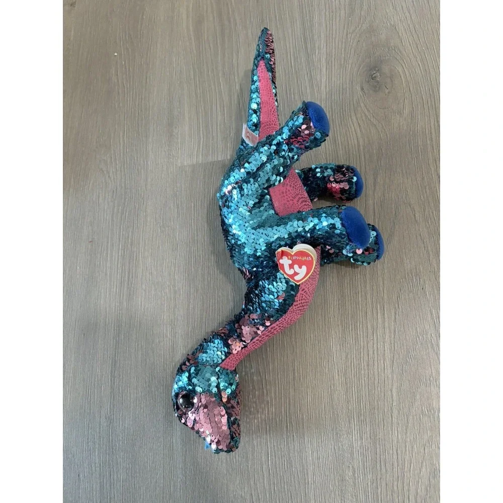 TREMOR DINOSAUR TY FLIPPABLES SEQUIN Space X‎ NASA Launch 17 in. Plush toy