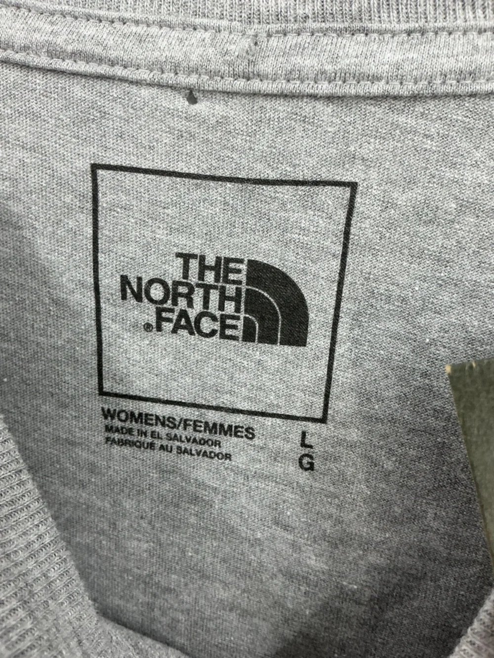 The North Face Men's Short-Sleeve Crew Tee in Gray with White Logo 819