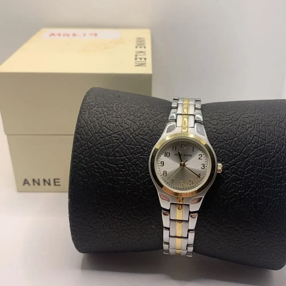 Anne Klein 10-5491SVTT Women's Stainless Steel Analog Silver Dial Watch MGK19