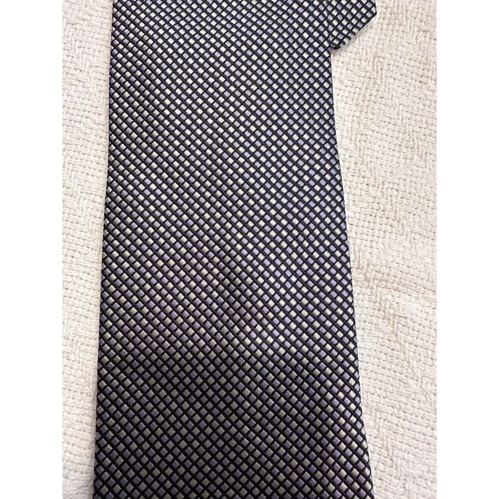 Valerio Garati 100% Silk Tie Blue