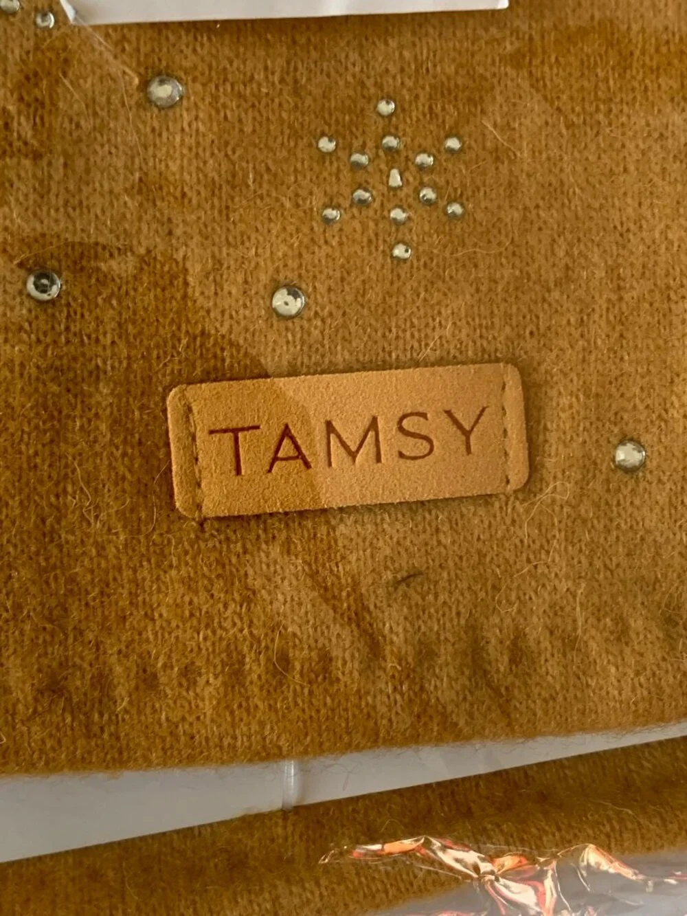 TAMSY gloves mustard