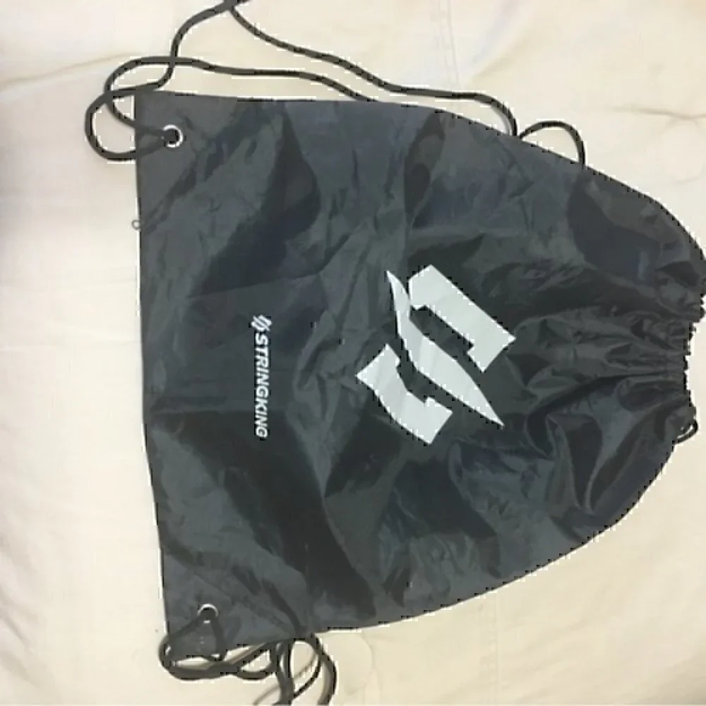 String king black backpack cinch sack NWOT