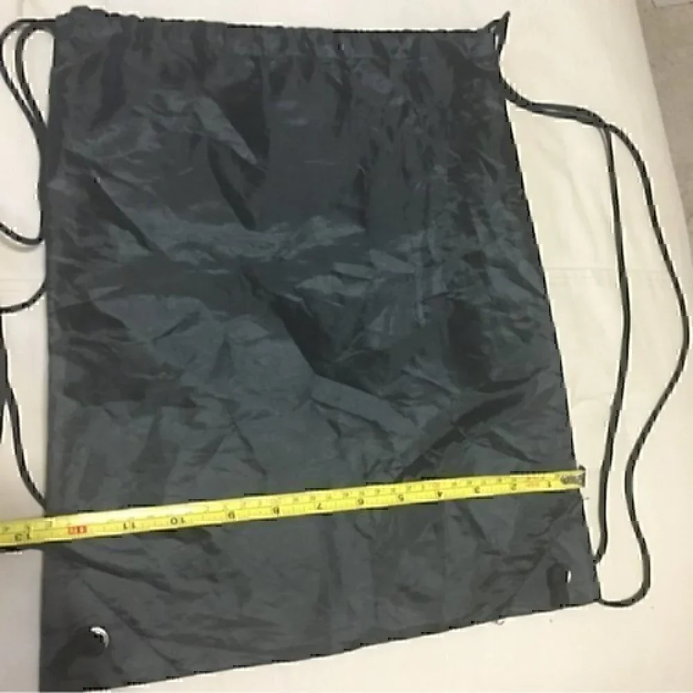 String king black backpack cinch sack NWOT