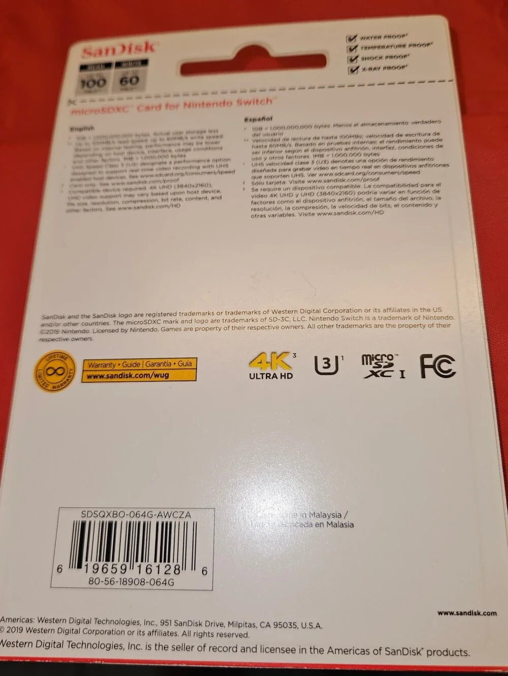 Nintendo high capacity
