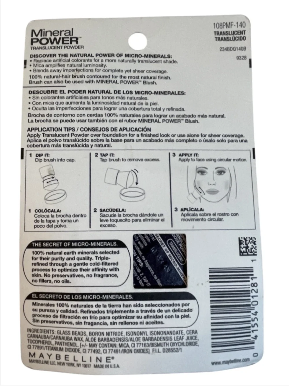 Maybelline mineral power