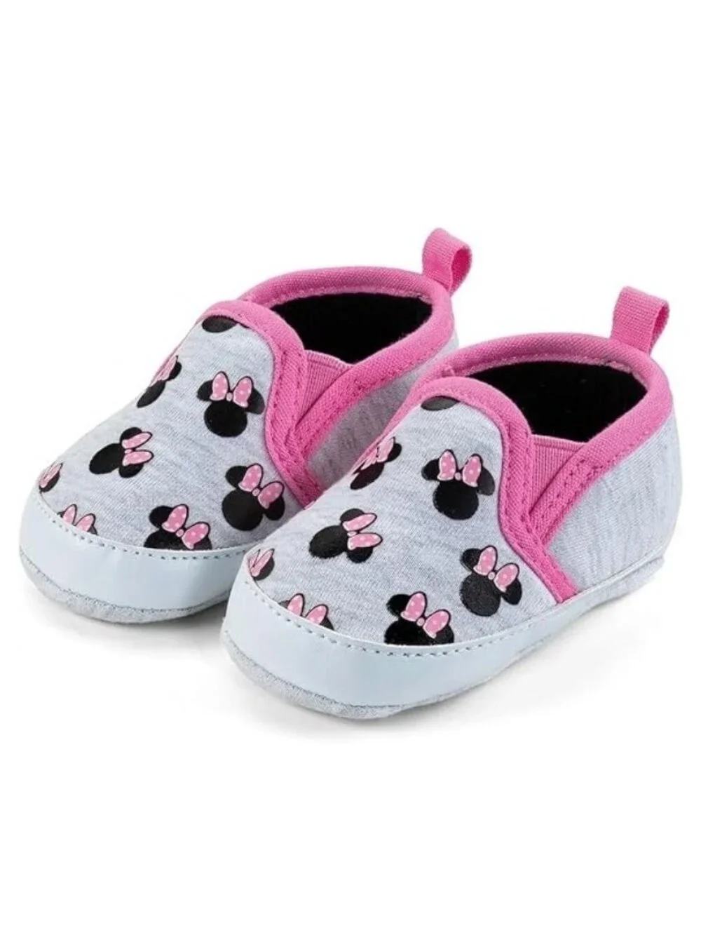 NWT: Disney Minnie Mouse Infant Slip-on Shoes (12-18 Months)