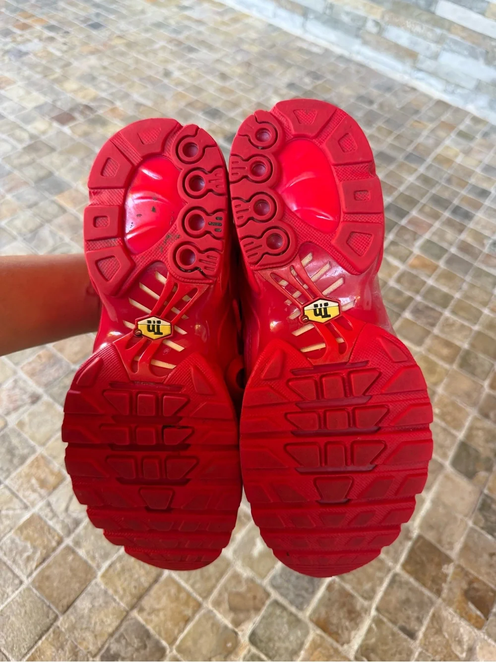 Nike red shoes