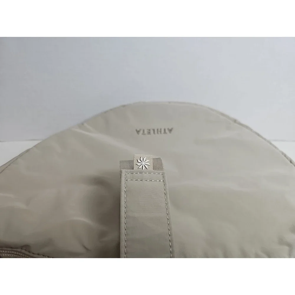 Athleta Bags‎ Womens All About Water Repellent Crossbody Bag Purse Hobo, Beige