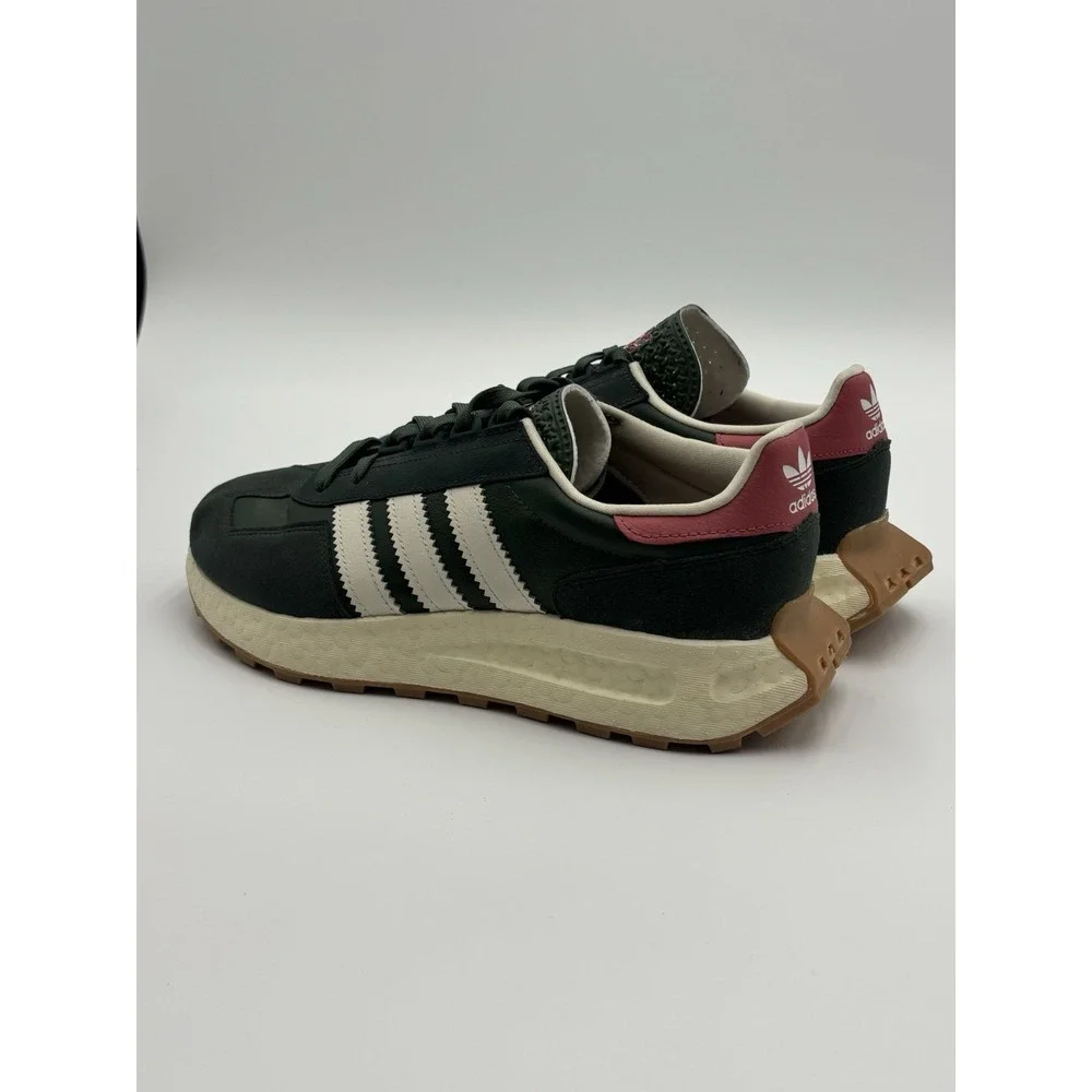 Adidas Originals Retropy E5 Sneakers Men's 9 Green Cream Boost‎ Gum Sole Casual
