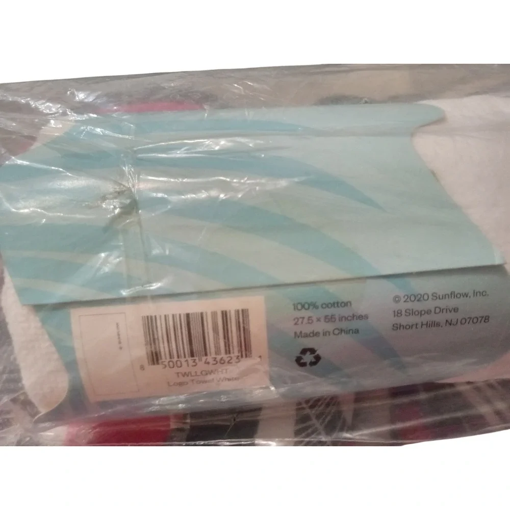 SUNFLOW logo towel