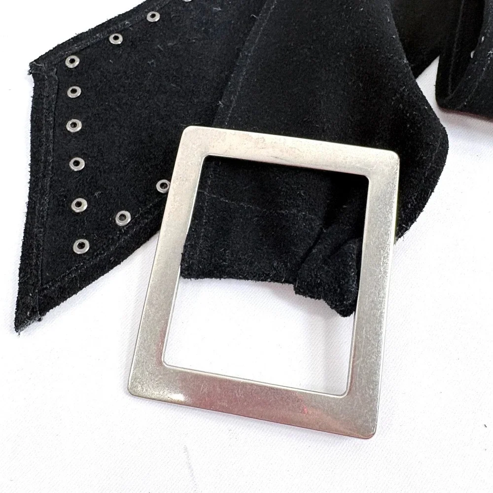 Unbranded black suede