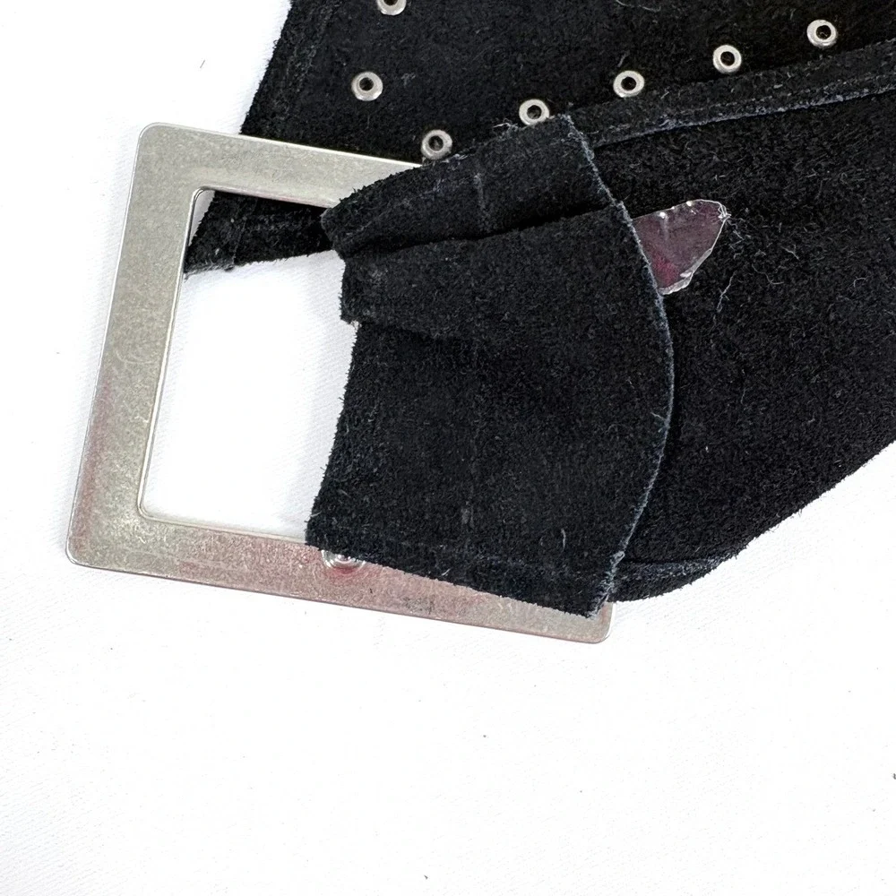 Unbranded black suede