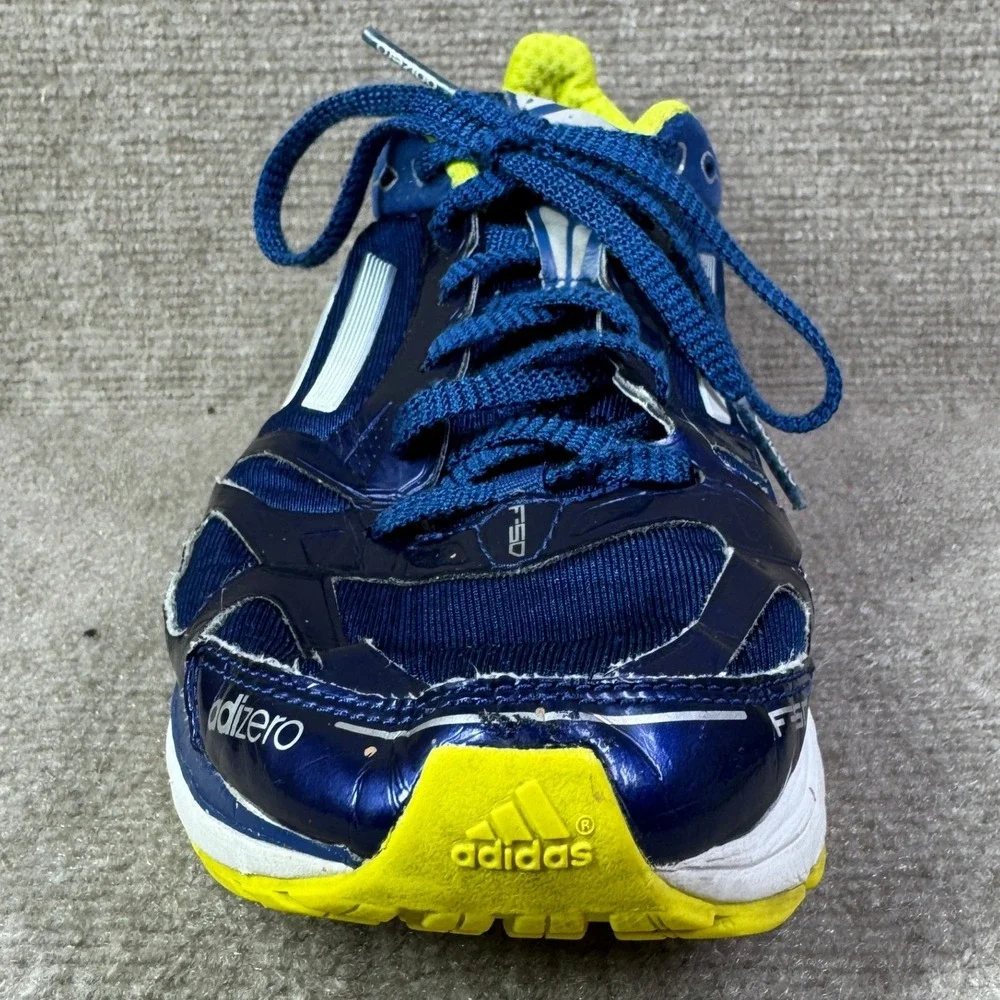 Adidas Adizero F50 Mens 9 Blue Yellow Running Shoes Sprintframe‎ G62762