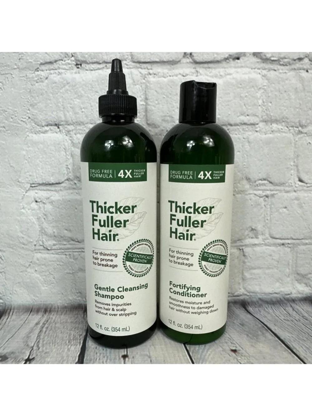 Thicker Fuller Hair Fortifying Shampoo And Conditioner 12 Oz Each