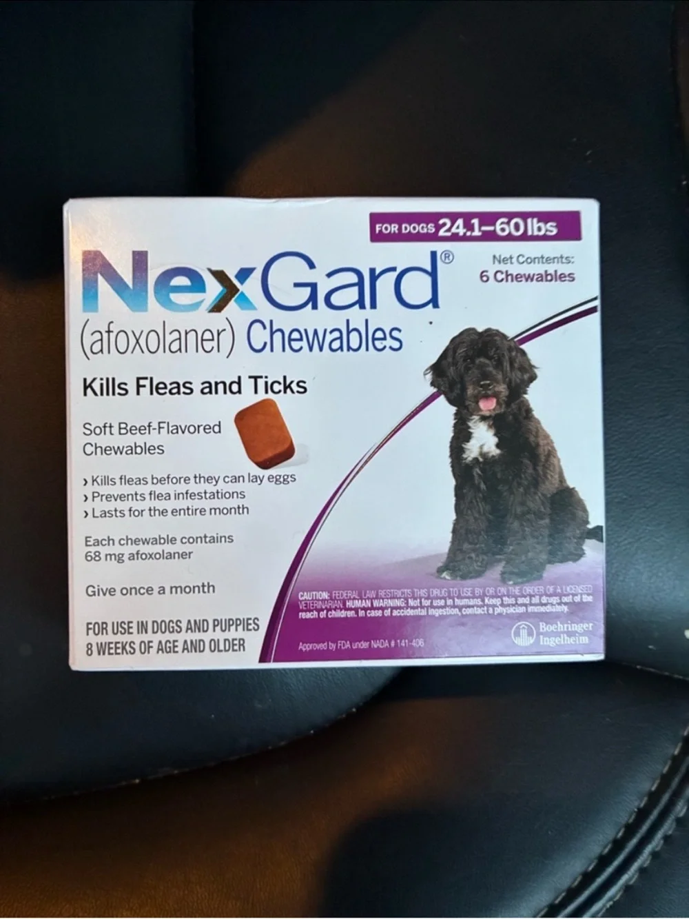 Nexgard  for Dogs (24.1–60 lbs) - 6 Count SALE
