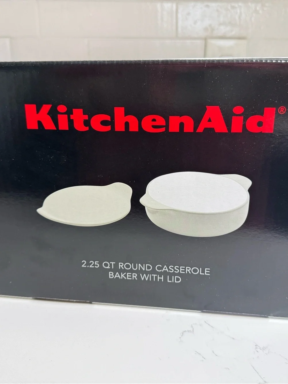 KitchenAid Stoneware Casserole Dish 2.25 Quart With The Lid - Pistachio