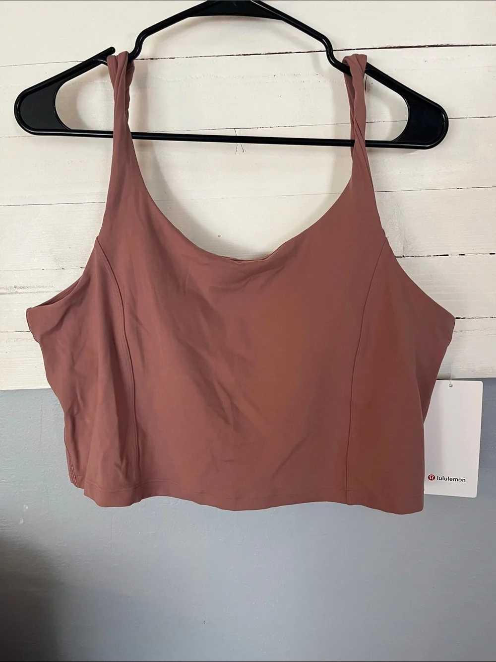 lululemon athletica Twist-Strap Crop Tank in REDC colorway