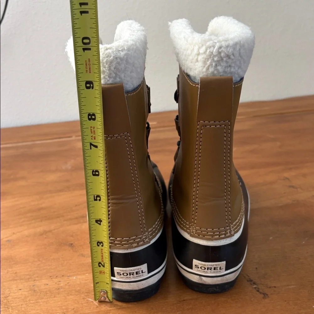 Sorel Brown and Black Insulated Boots Size 3