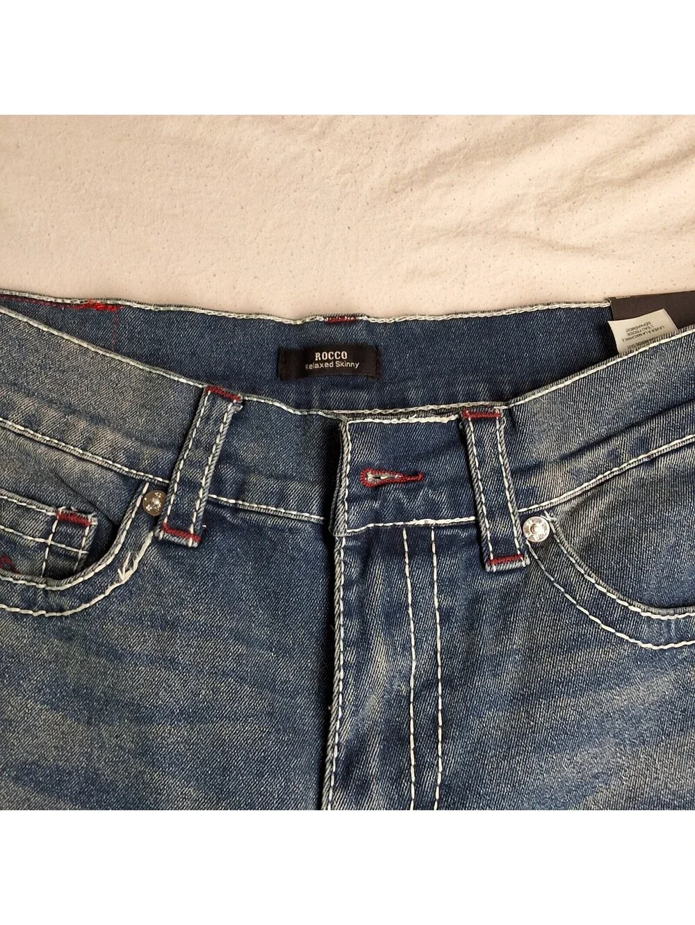 True Religion Rocco Relaxed Skinny Jeans W33 L32