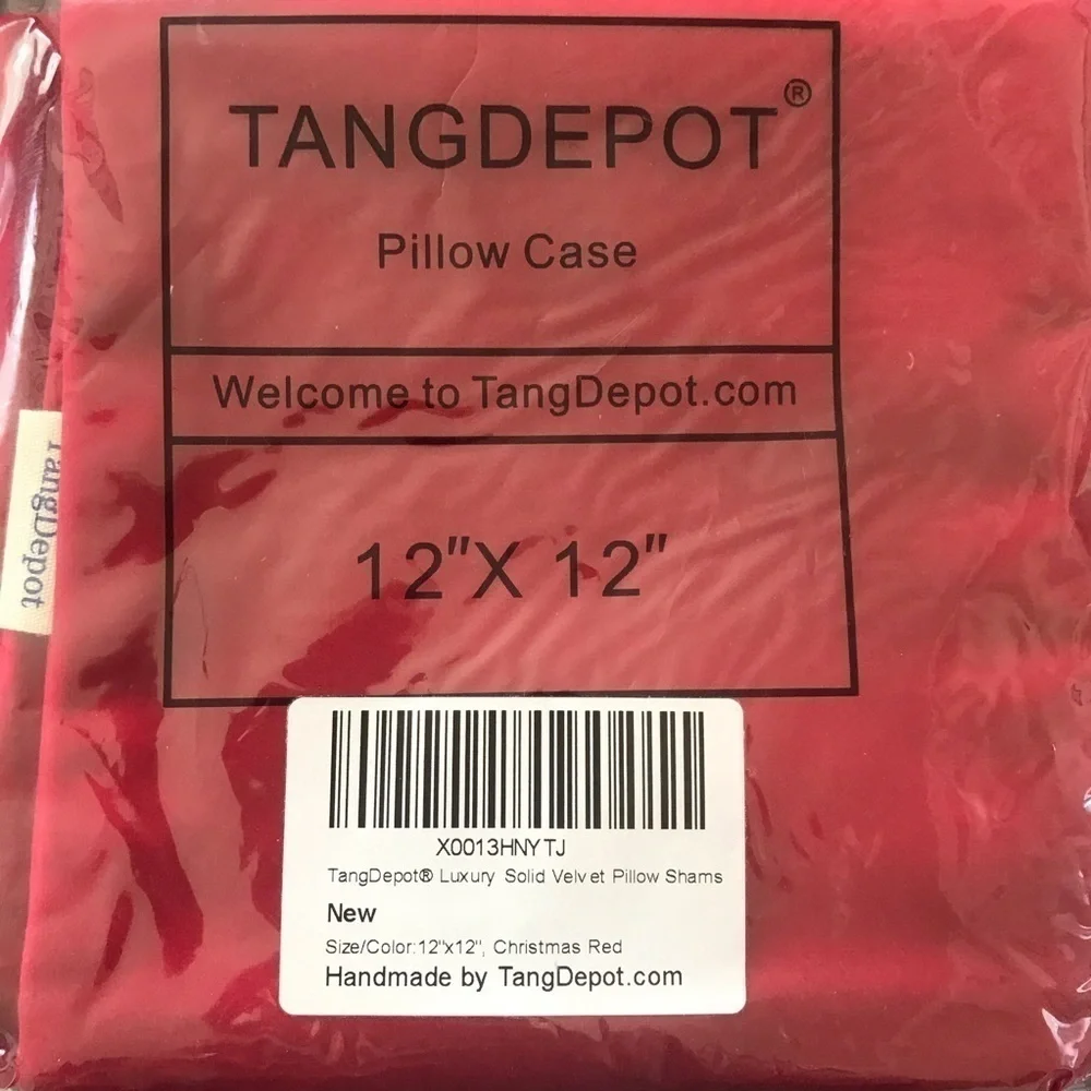 Throw Pillow Christmas Red‎ Covers 12x12