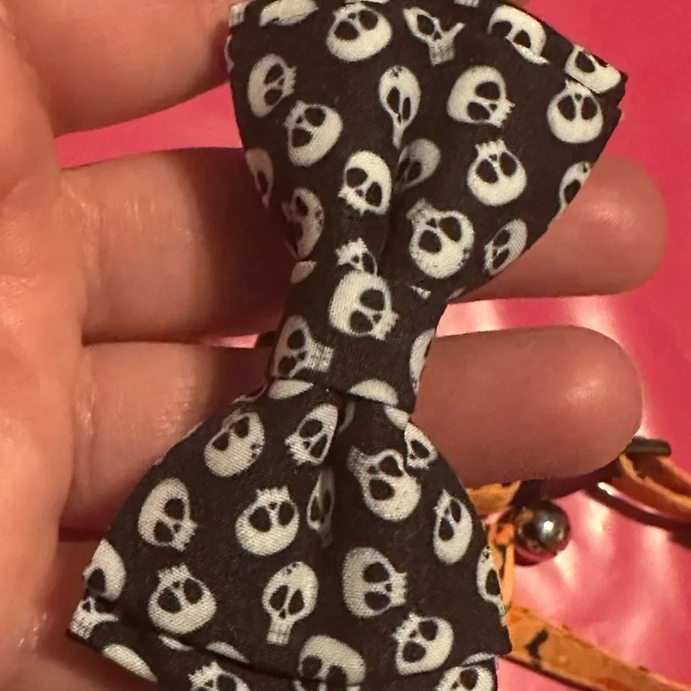 Halloween adjustable Cat Collars Pet Yorkie