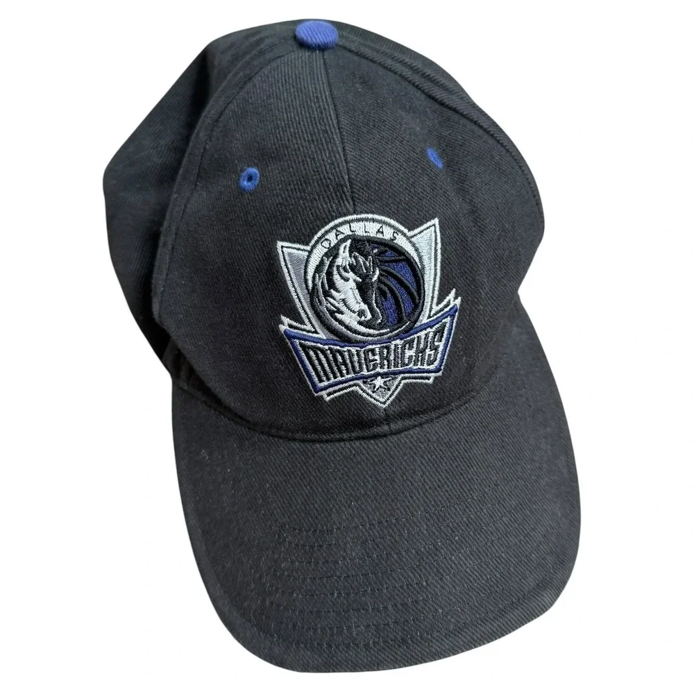 Dallas Mavericks NBA Hat Black Blue Snapback Adjustable Cap‎ Twins Enterprise