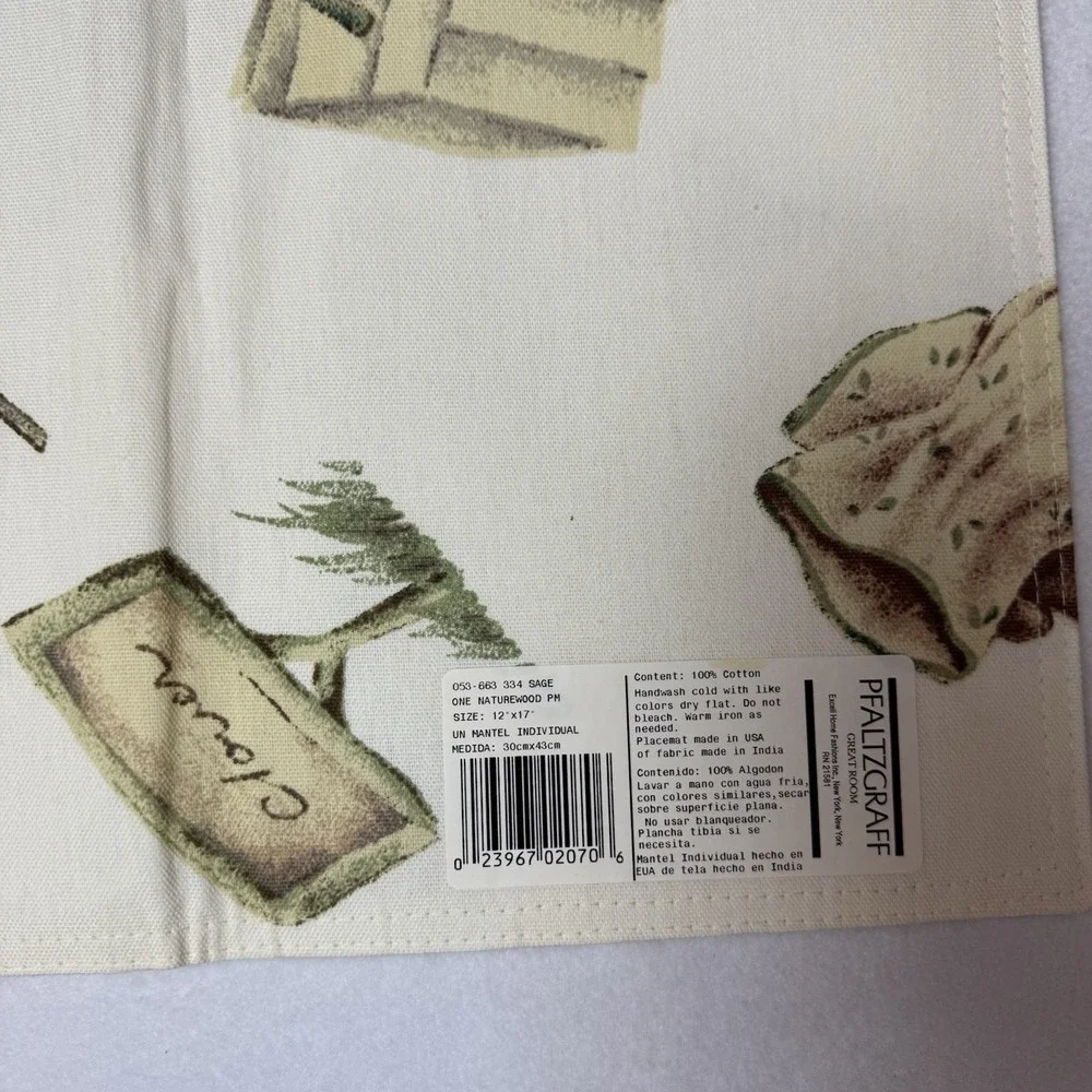 Pfaltzgraff naturewood placemats
