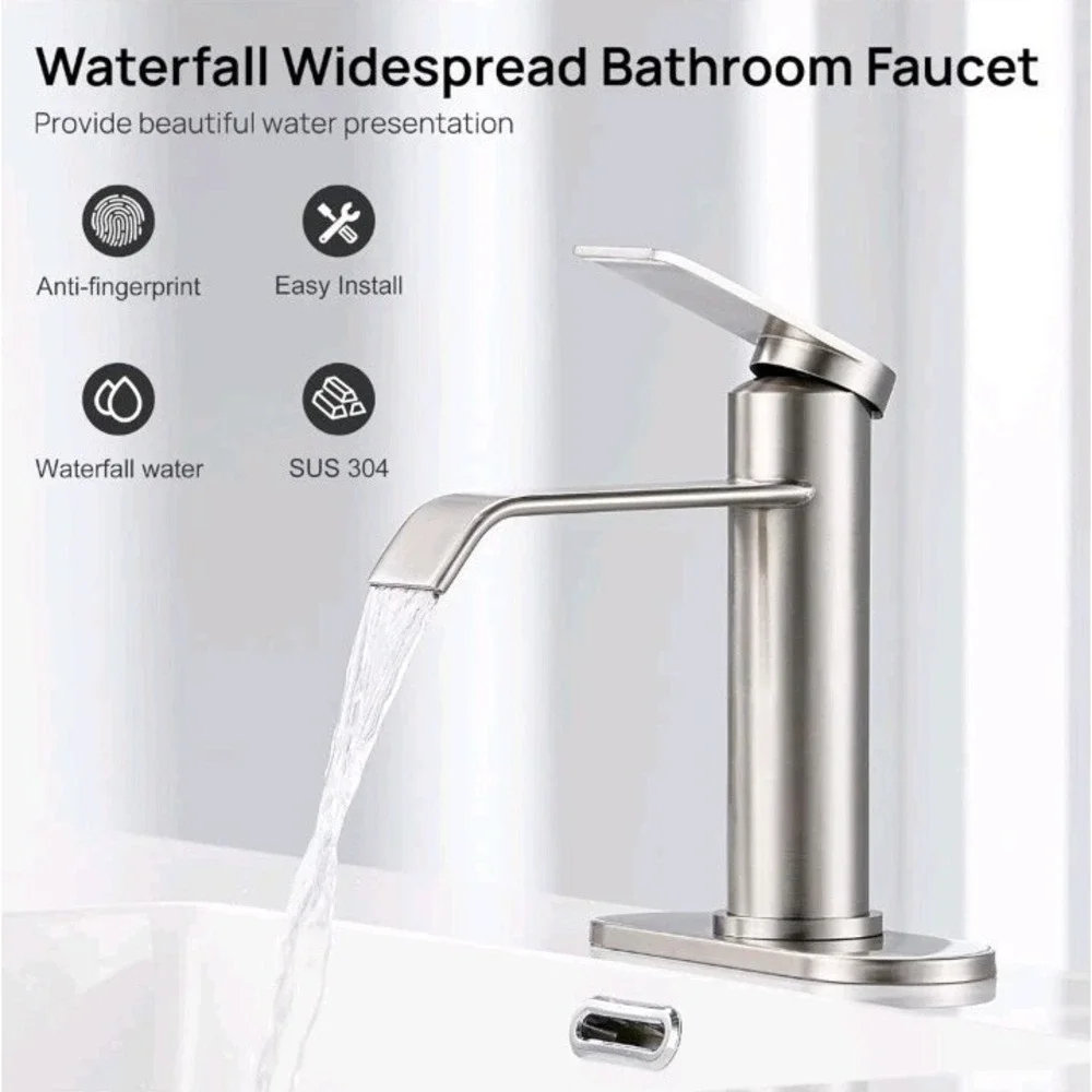 Faucet bathroom hole