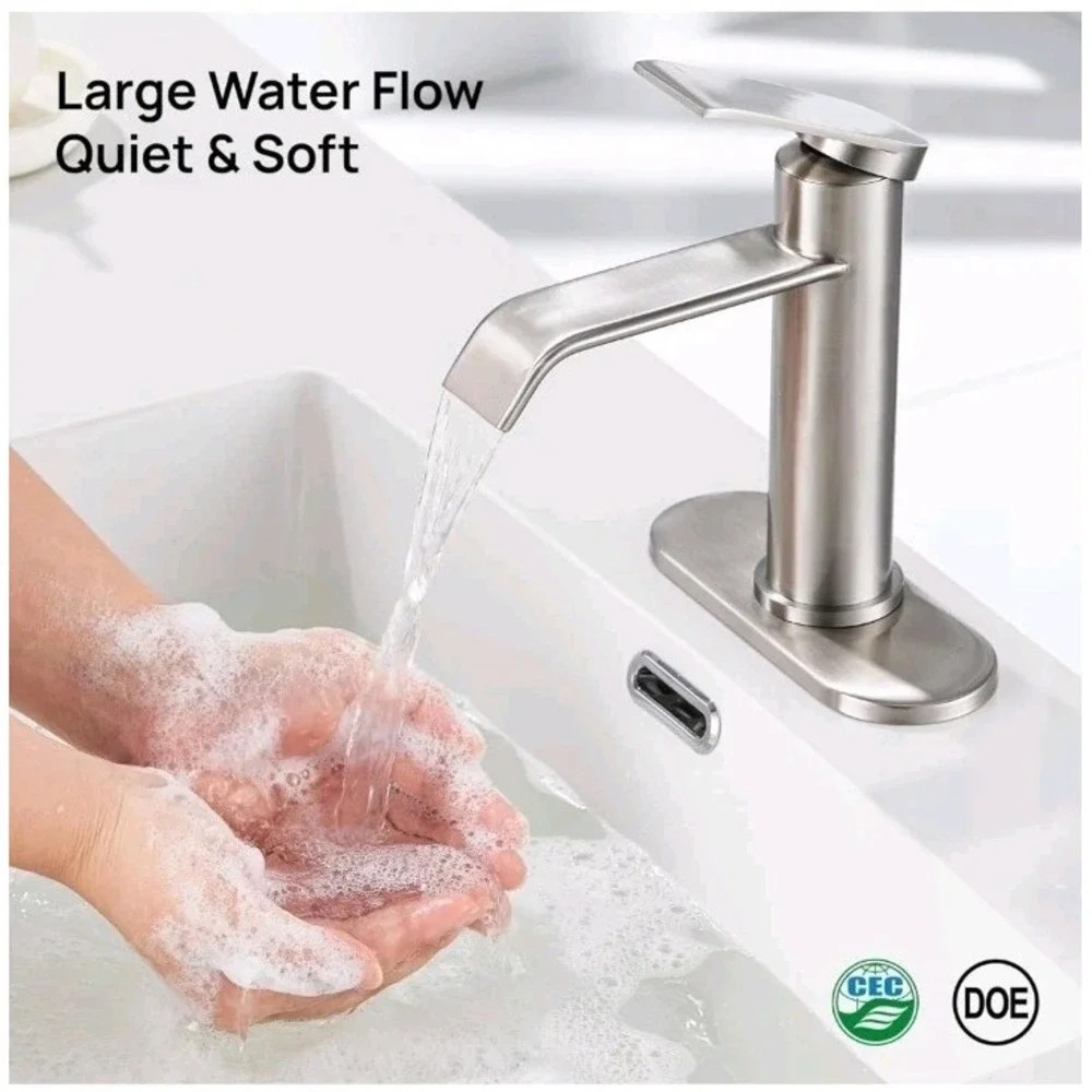 Faucet bathroom hole