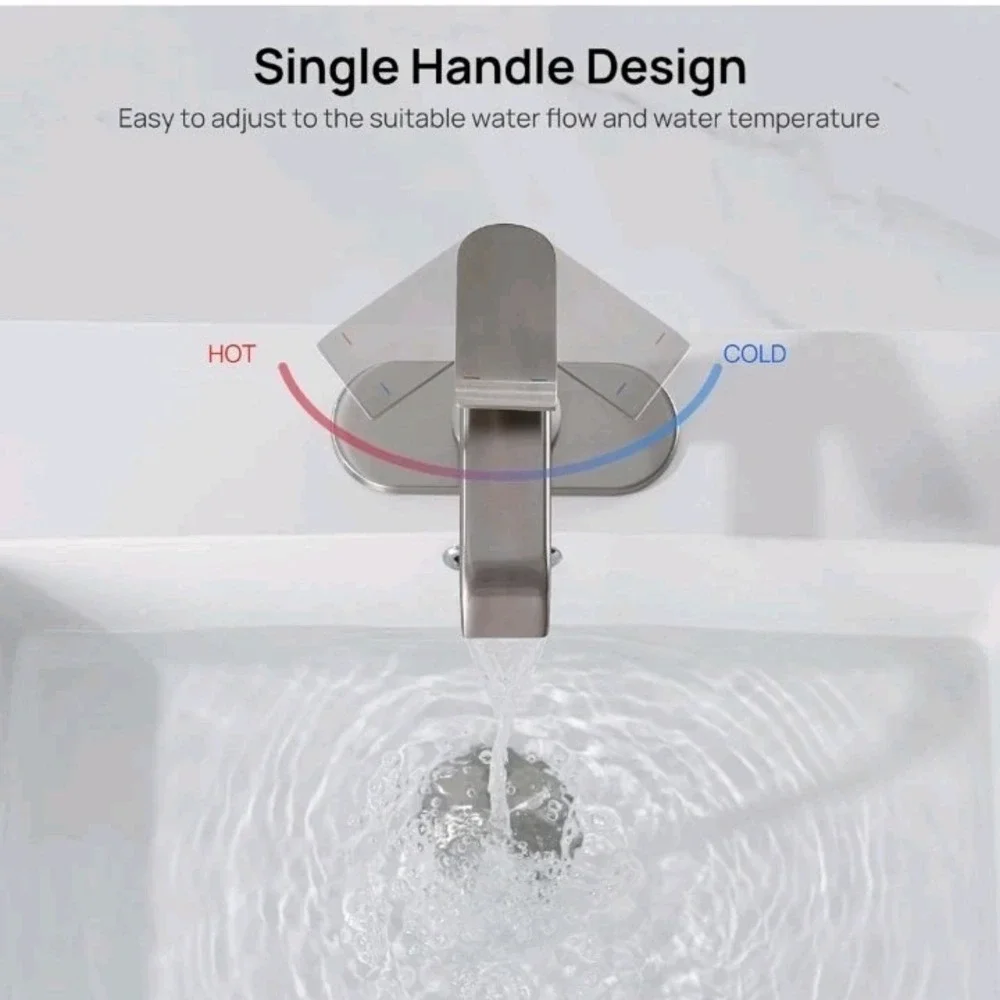 Faucet bathroom hole