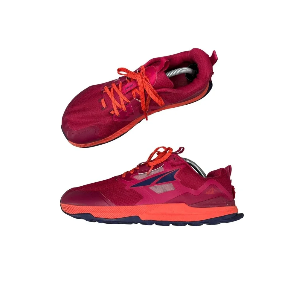 Altra Lone Peak‎ 6 Trail Running Shoes Raspberry Orange Sneaker Women's Size 11