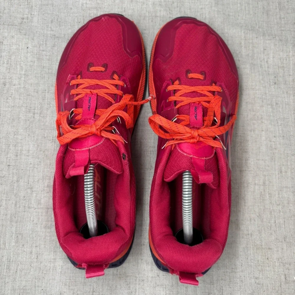 Altra Lone Peak‎ 6 Trail Running Shoes Raspberry Orange Sneaker Women's Size 11