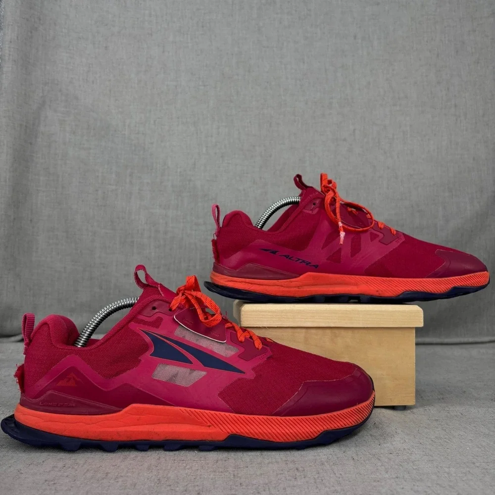 Altra Lone Peak‎ 6 Trail Running Shoes Raspberry Orange Sneaker Women's Size 11