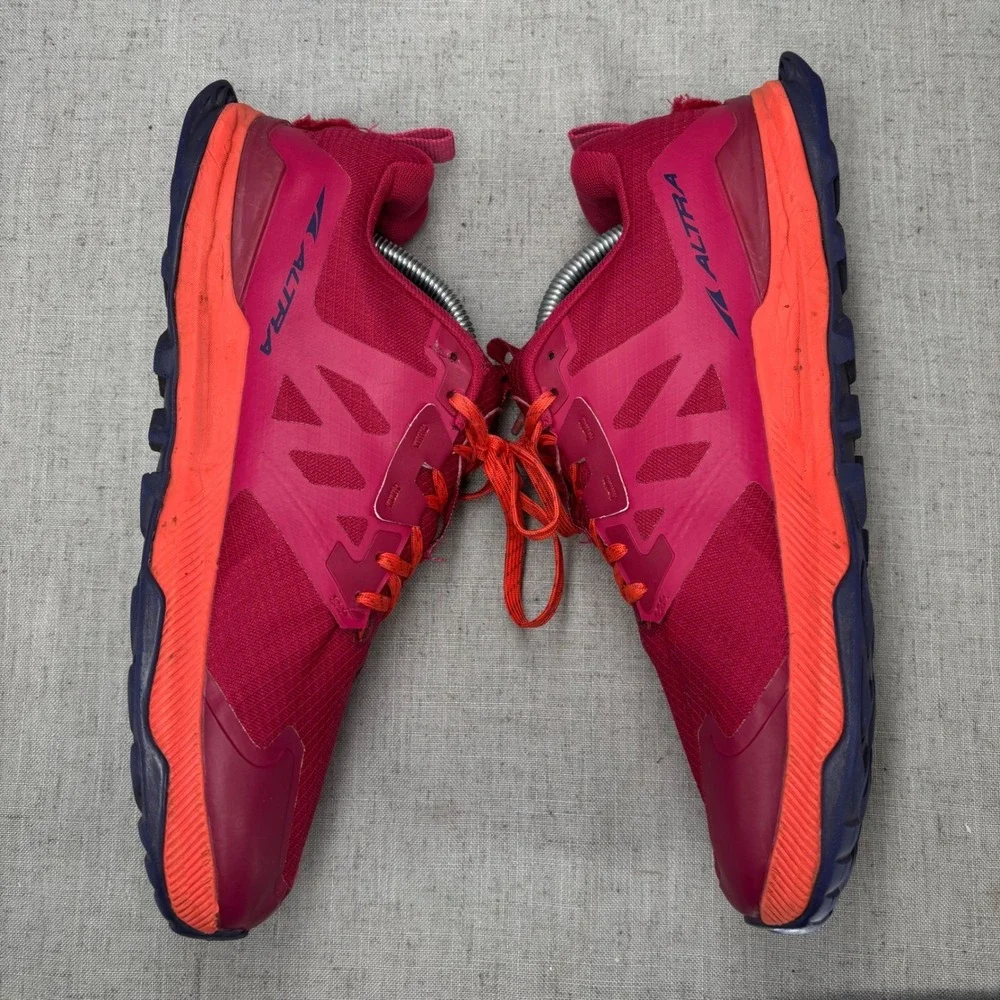 Altra Lone Peak‎ 6 Trail Running Shoes Raspberry Orange Sneaker Women's Size 11