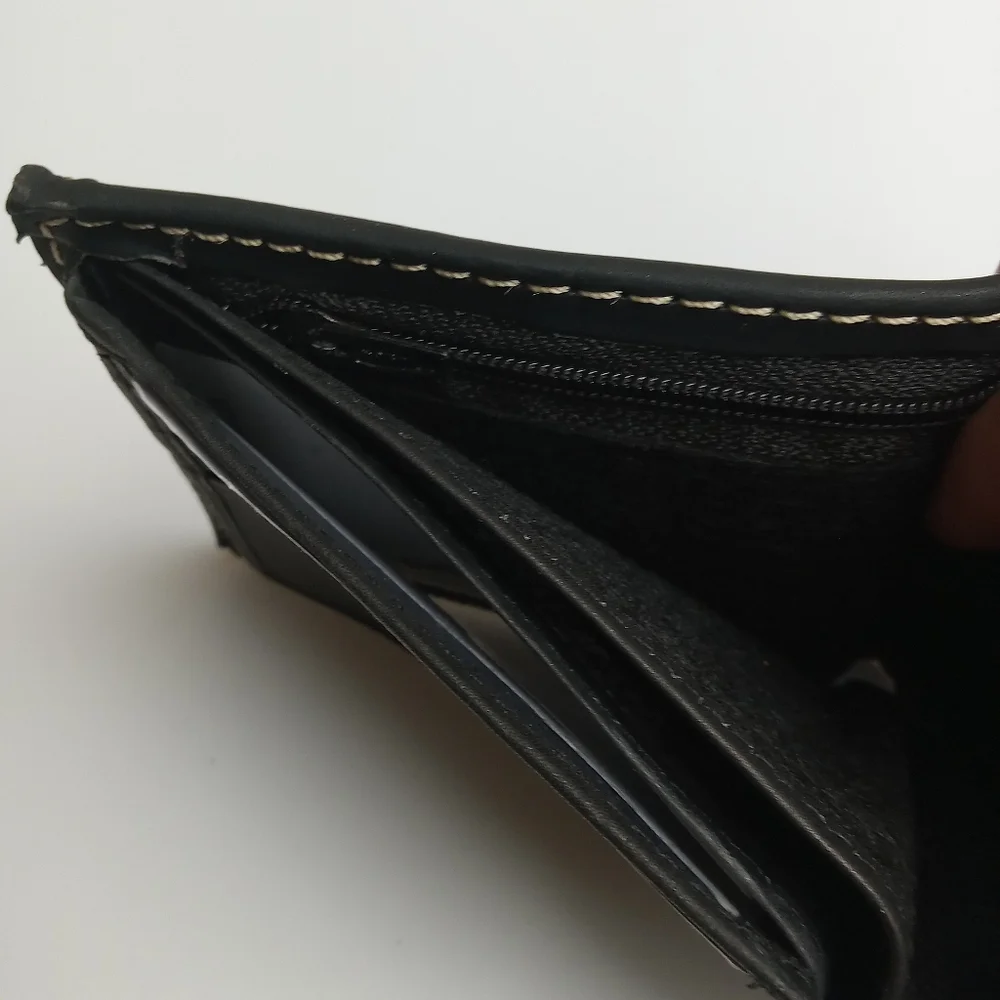 Men's Western Wallet Genuine Leather Hand Crafted Bifold Cowboy Rodeo Wallet‎