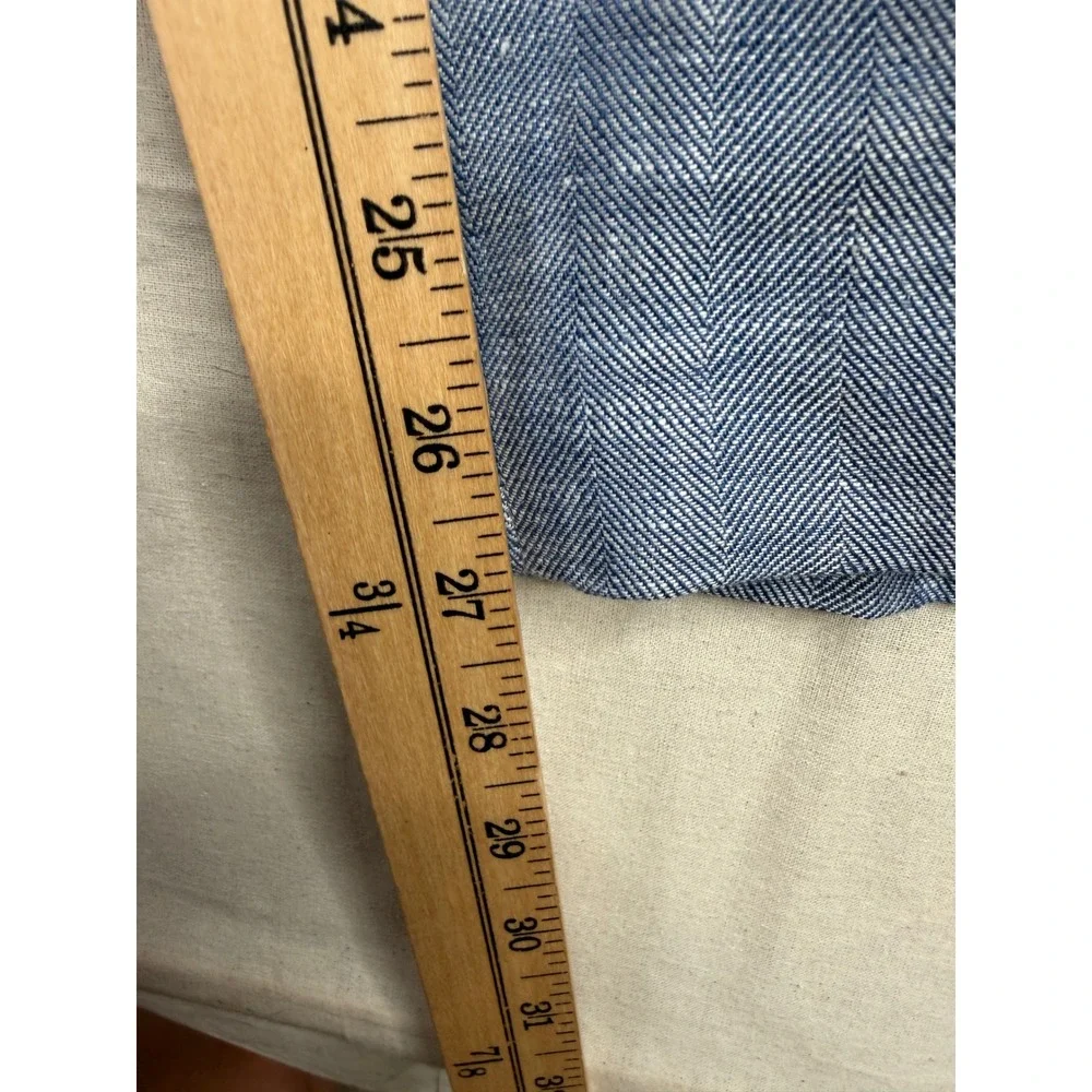 New Express Men's Cropped Removable Belt High Rise Paper bag Pants‎ Size 30 x 32