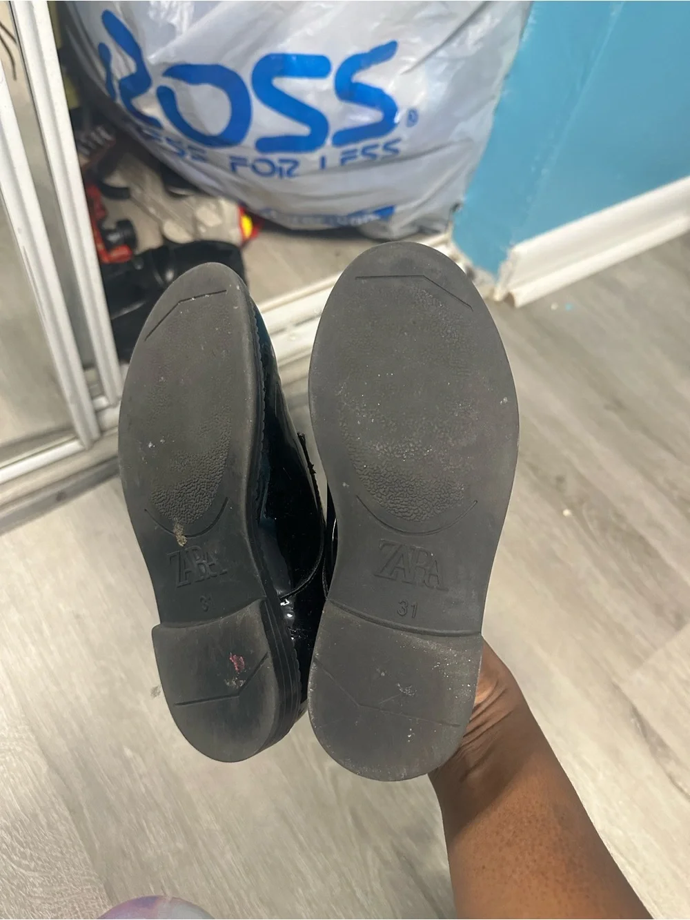 Zara shiny patent