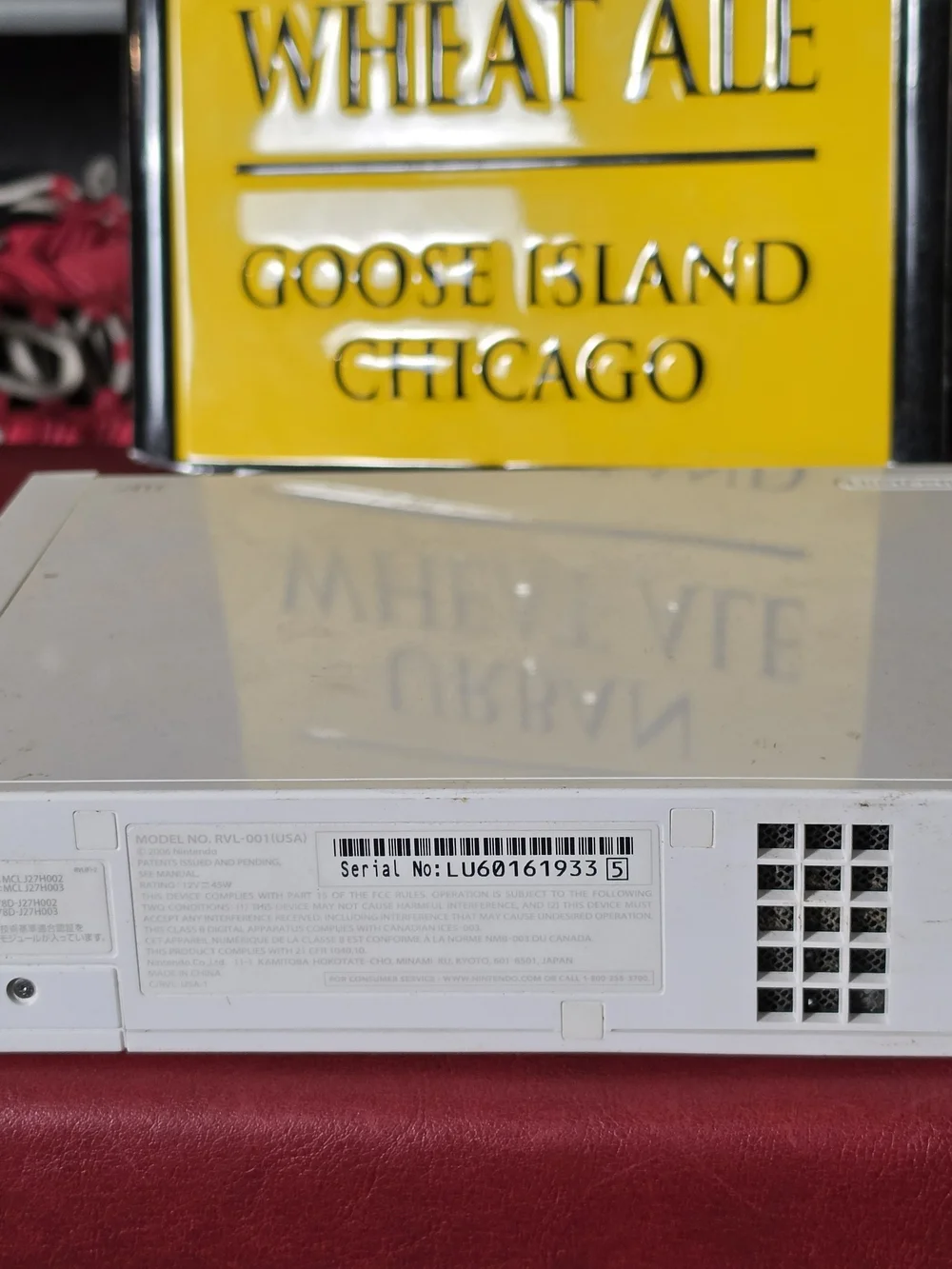 Nintendo wii console