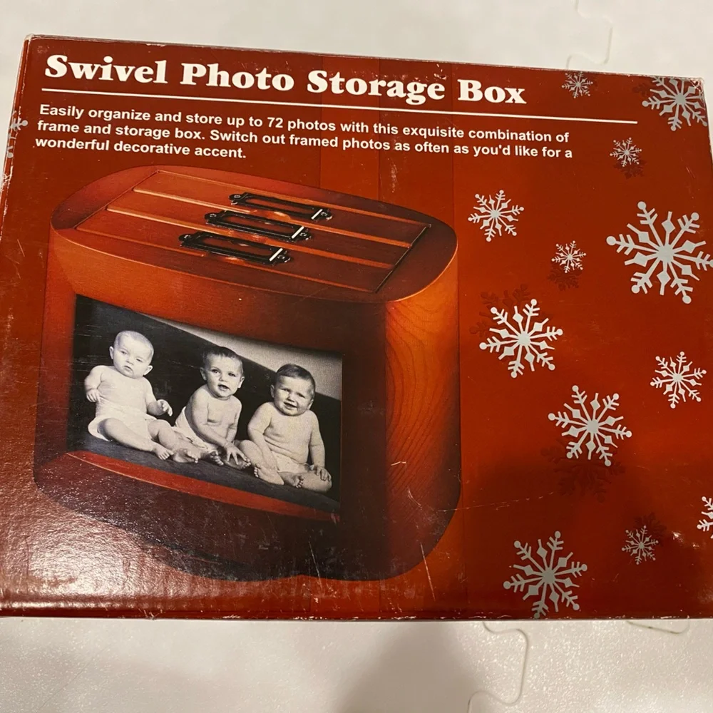 Photo storage box frame