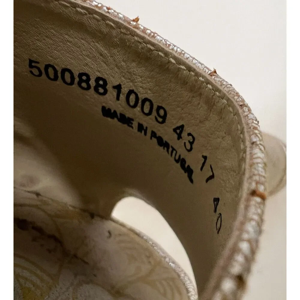 Fly London Yake Perforated Wedge Sandals. Size EU40.