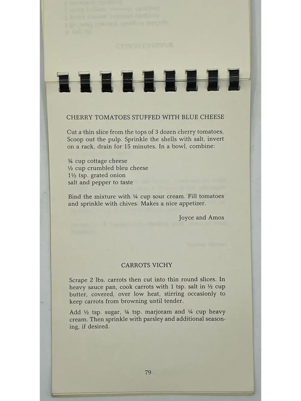 N/A vintage cookbook