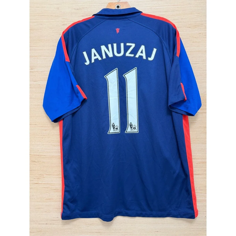 Nike Manchester United 2014-15 Third Jersey Januzaj 11 Blue XL Soccer Shirt