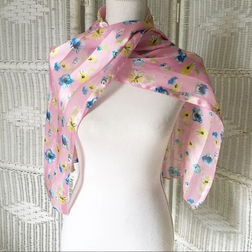 N/A pink floral