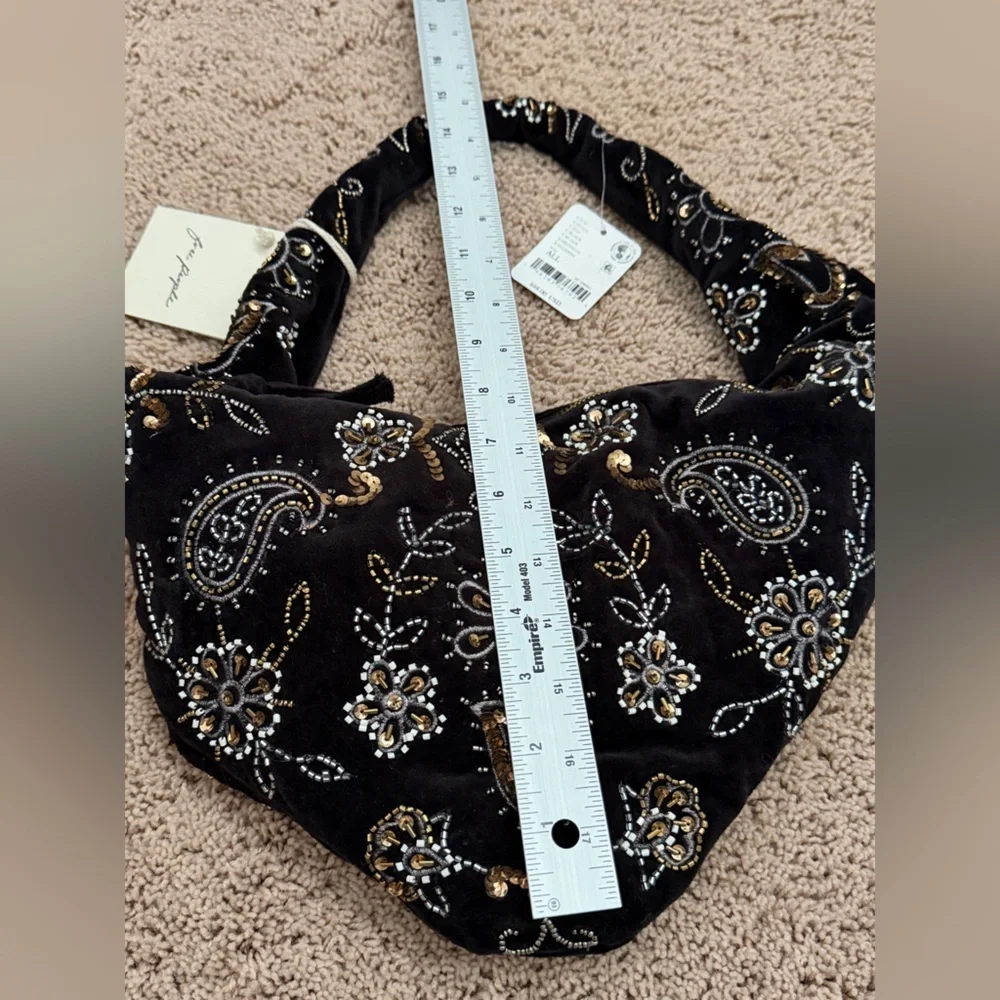 Free People beaded black outfit