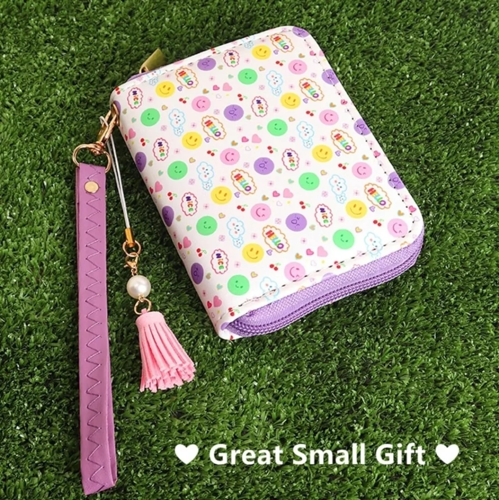Colorful Kids Wallet with Wrist Strap