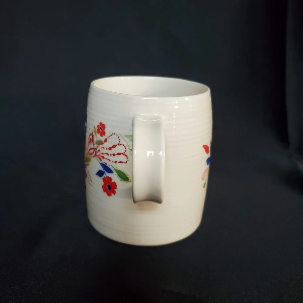 Anthropologie Petal Palette Monogram Letter P Mug