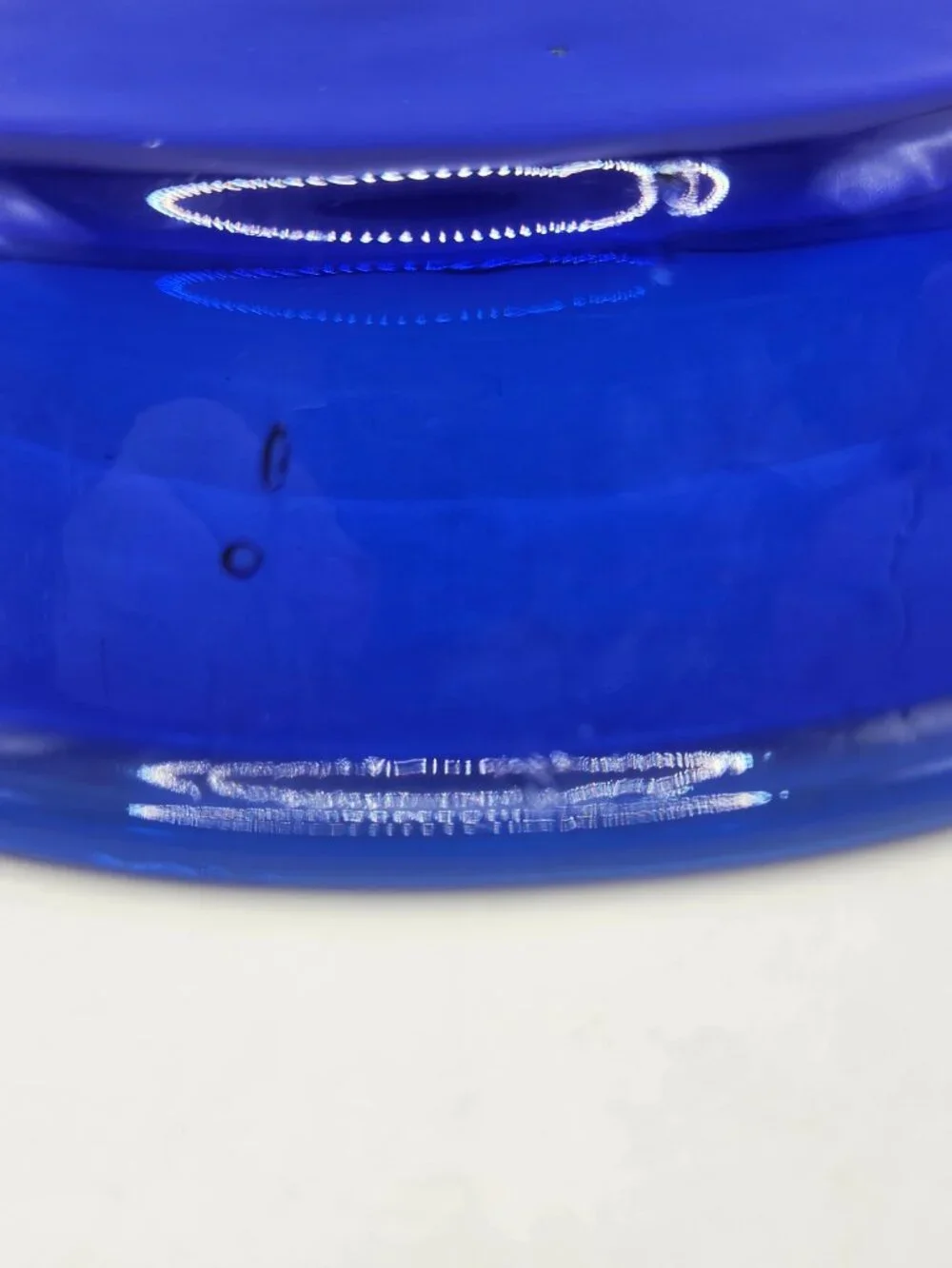 Vintage Anchor Hocking 10 Inch Cobalt Blue Glass Pie Plate