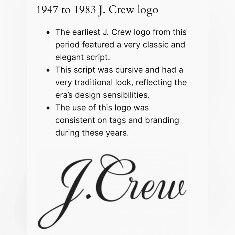 J. Crew box 336